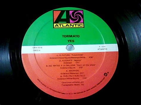 Yes Tormato Lp Rock Progresivo Pink Floyd Camel Ac Dc Doors 19900