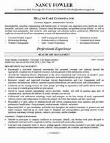 Healthcare Management Resume Sample Pictures
