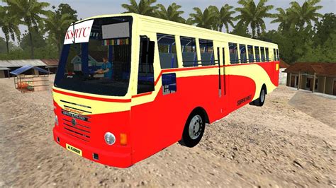 Ksrtc Bus Mod Bus Simulator Indonesia Bus Mod Ashok Leyland Bus Mod