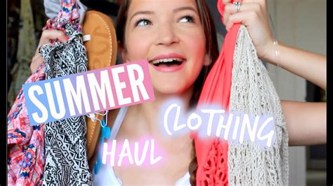 Summer Clothing Haul Youtube