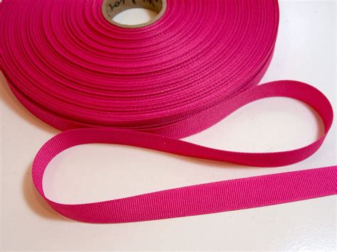 Pink Ribbon Dark Hot Pink Grosgrain Ribbon 5 8 Inch Wide X 10 Etsy