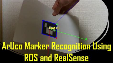 Aruco Marker Recognition Using Ros And Realsense Youtube