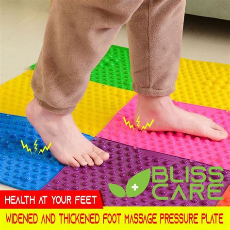 Running Man Healthy Foot Massage Pad Modern Acupressure Reflexology Acupuncture Mat Massage Mat