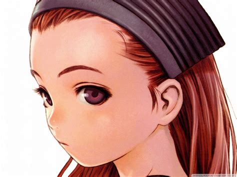 Anime Girl With Light Brown Hair And Hazel Eyes