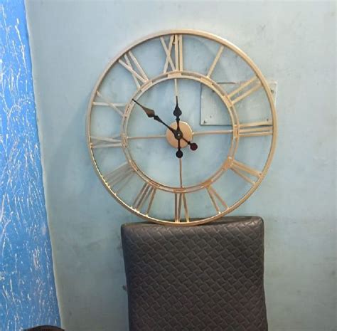 Metal Wall Clock Akbar Handicrafts Moradabad Uttar Pradesh