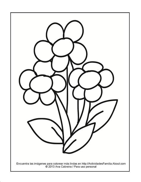 Ramo de corazon y rosas. 11 Lindos dibujos de flores para colorear: Flores simples para colorear | Punto de cruz flores ...
