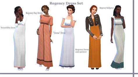 Sims 4 History Challenge Cc Finds Rococo Dress Regency Dress Sims 4