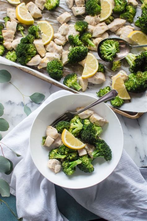 easy peasy sheet pan lemon chicken and broccoli {whole30 paleo} the natural nurturer recipe