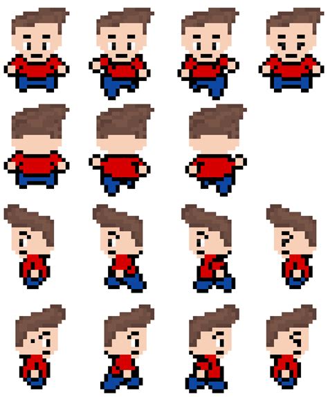 Pixilart 2d Player Sprite Sheet By Anonymous