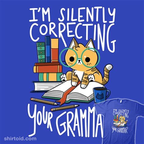 Grammar Cat Shirtoid