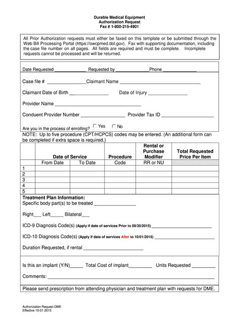 Authorization Request Dme Fill Out And Sign Online Dochub