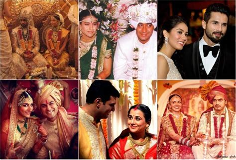 Here Are Some Amazing Wedding Photos Of Famous Bollywood Actors