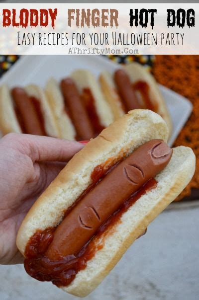 Halloween Party Food Bloody Finger Hot Dog Easy And Healthy Chopped