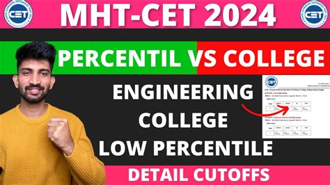 Mht Cet Percentile Wise Engineering Colleges Mht Cet Engineering