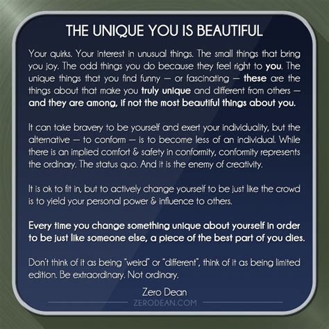 the unique you is beautiful you are beautiful meaningful quotes beautiful