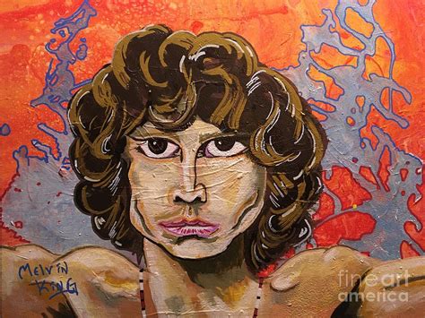 Jim Morrison Painting By Melvin King Fine Art America