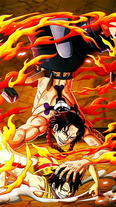 Luffy Ace One Piece Fan Art 25348294 Fanpop