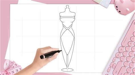 Inspirasi Sketsa Desain Baju Pesta Gaun Kebaya Dan Dress Untuk Pemula
