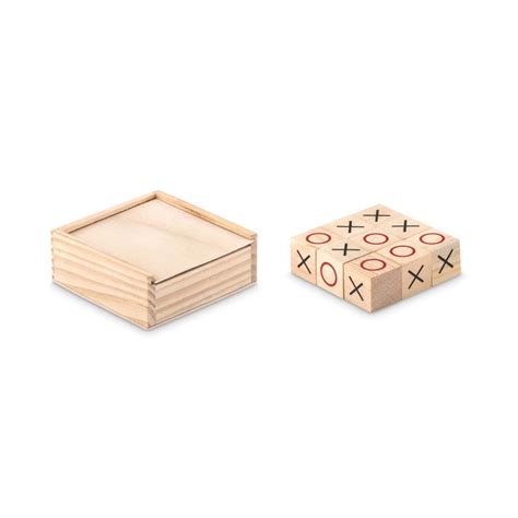 Juego Tres En Raya De Madera Tic Tac Toe