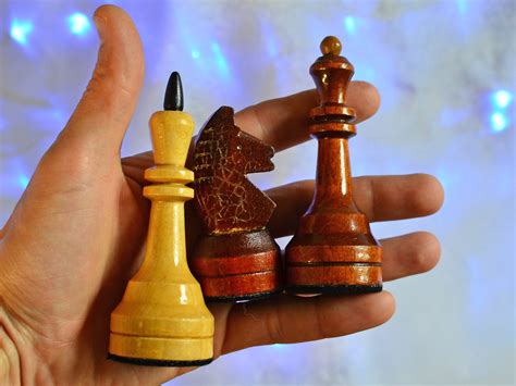 Unique Chess Setlarge Set Chessrare Chesswooden Etsy