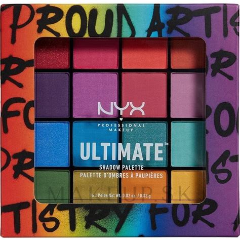 Nyx Professional Makeup Ultimate Shadow Palette Pride Edition Paleta