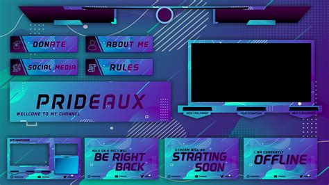 Twitch Overlay Pack Download Videohive After Effectspro Video Motion