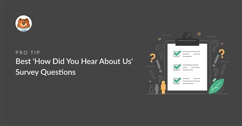 3 Best ‘how Did You Hear About Us Survey Questions