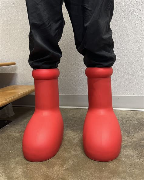 Now Available Mschf Big Red Boots — Sneaker Shouts