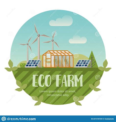 Green Farming Nature Environment Logo Design Template 17 Cartoon Vector
