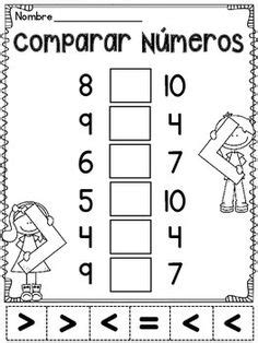 Mayor que, menor que y es igual con numerales de 5 y 6 dígitos curso/nivel: Las mejores 19 ideas de comparación de números ...