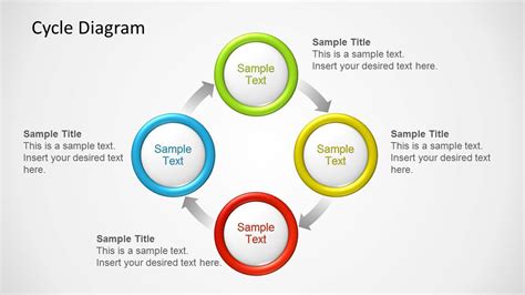 Colored Circles Diagram For Powerpoint Slidemodel