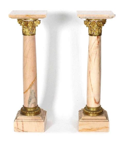 A Pair Of 19th Century Pink Marble Pedestal Stands The Feb 27 2017