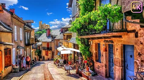 Najac 🇫🇷 Most Beautiful Villages Of France 🌞 French Village Walking