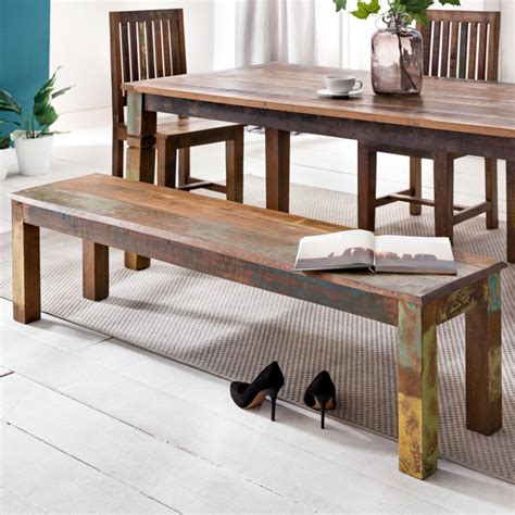 Warten sie also nicht länger: FineBuy Sitzbank KALKUTTA 160 x 45 x 38 cm | Mango ...