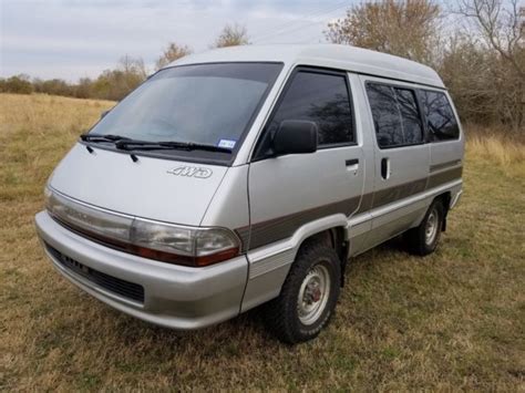 1989 Toyota Townace 4x4 Diesel 5 Speed Van Turbo Syncro Vanagon Camper