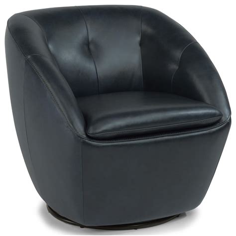 Browse online anytime or stop by our huge showroom in des moines. Flexsteel Latitudes - Wade Contemporary Leather Swivel ...