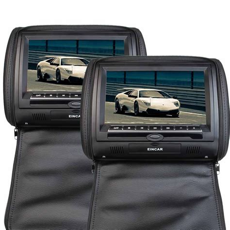 Eincar 9 Inch Widescreen Black Car Monitor Lcd Dual Dvd Player Screen