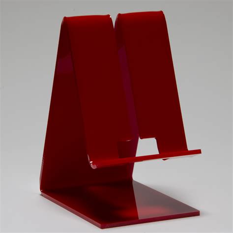 Cell Phone Stand Red Buy Acrylic Displays Shop Acrylic Pop Displays Online