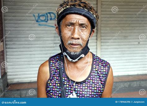 Portrait Of An Old Filipino Man Editorial Image 178966396