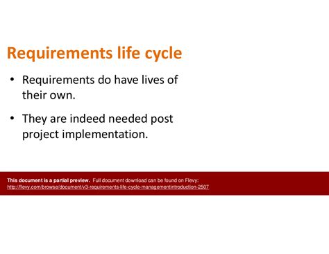 PPT V3 Requirements Life Cycle Management Introduction 19 Slide PPT