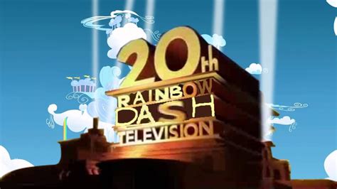 20th Rainbow Dash Television Logo Youtube