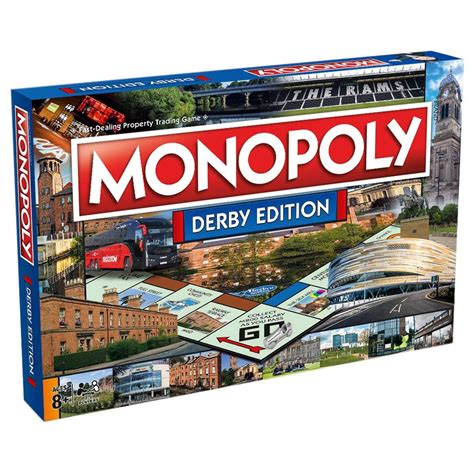 Winning Moves Derby Monopoly Board Game Dimant