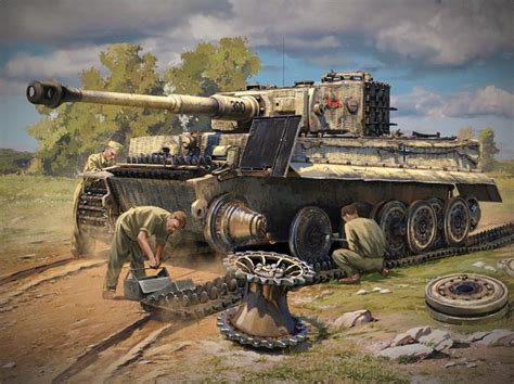 Czo G Ci Ki Pzkpfw Vi Tiger Ausf H Military Artwork Tank Warfare