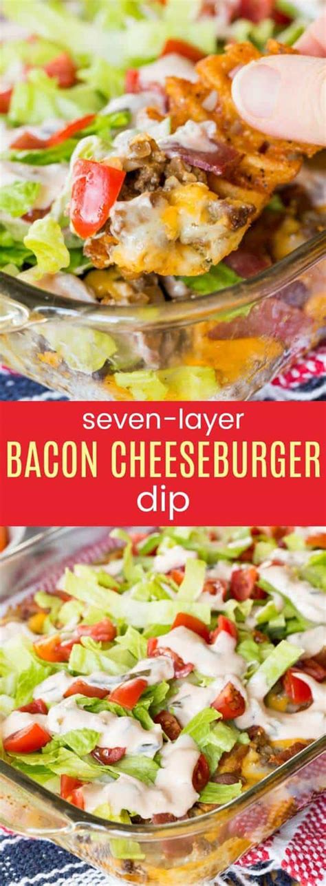 Seven Layer Bacon Cheeseburger Dip Cupcakes And Kale Chips