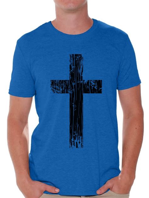Awkward Styles Black Cross T Shirt For Him Christian Mens Shirts