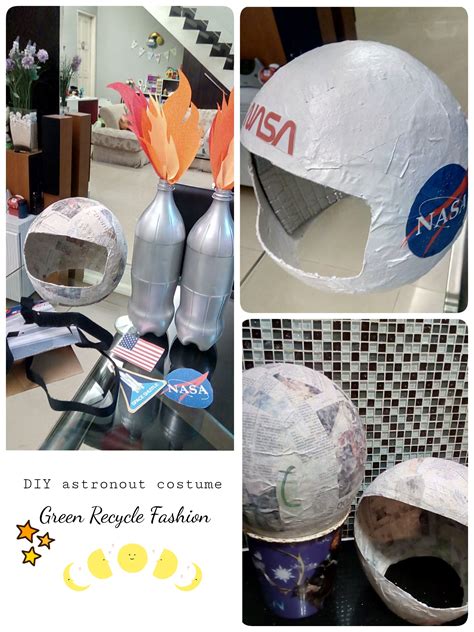Rocket Astronaut Costume For Kid Space Helmet Blast Off Jetpack