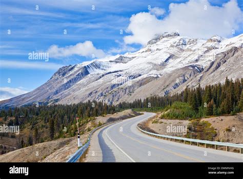 The Icefields Parkway Road Highway Through Jasper National Park Unesco