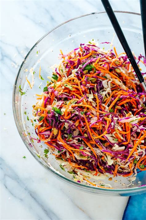 1/4 cup apple cider vinegar. Simple Healthy Coleslaw Recipe - Cookie and Kate