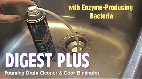 Digest Plus Bio Enzyme Foaming Drain Cleaner Demonstration Youtube