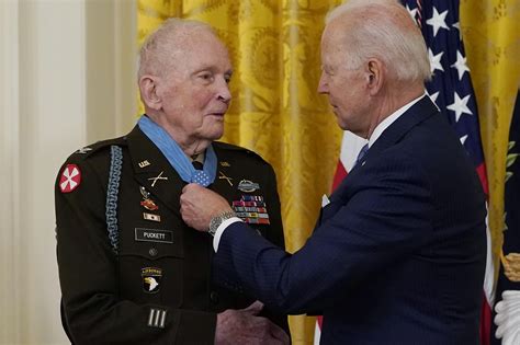 Biden Bestows Medal Of Honor On Korean War Veteran Ap News